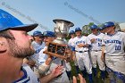 Baseball vs Babson  Wheaton College Baseball players celebrate their victory over Babson to win the NEWMAC Championship for the third year in a row. - (Photo by Keith Nordstrom) : Wheaton, baseball, NEWMAC